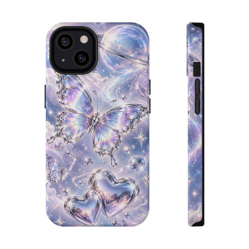 Butterfly Heart Impact-Resistant Phone Case