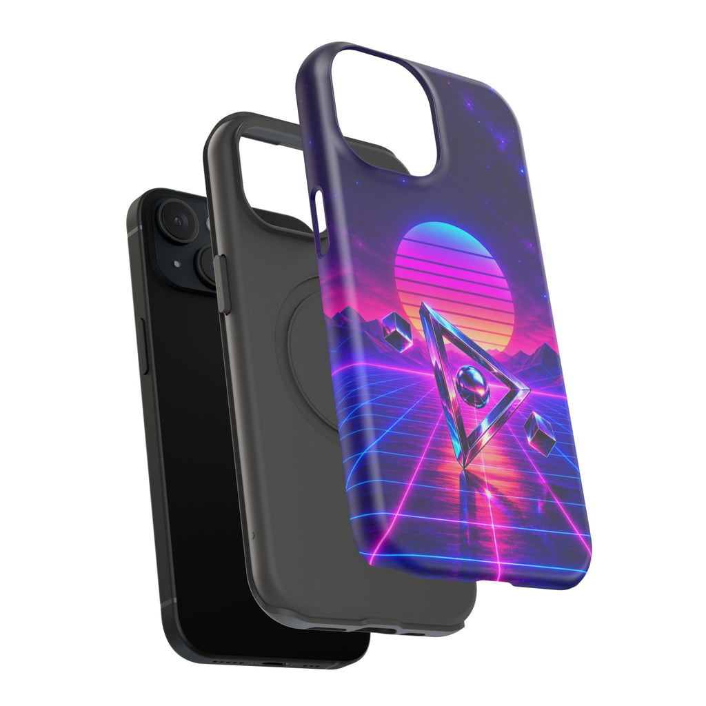 Retro Synthwave Impact-Resistant Phone Case