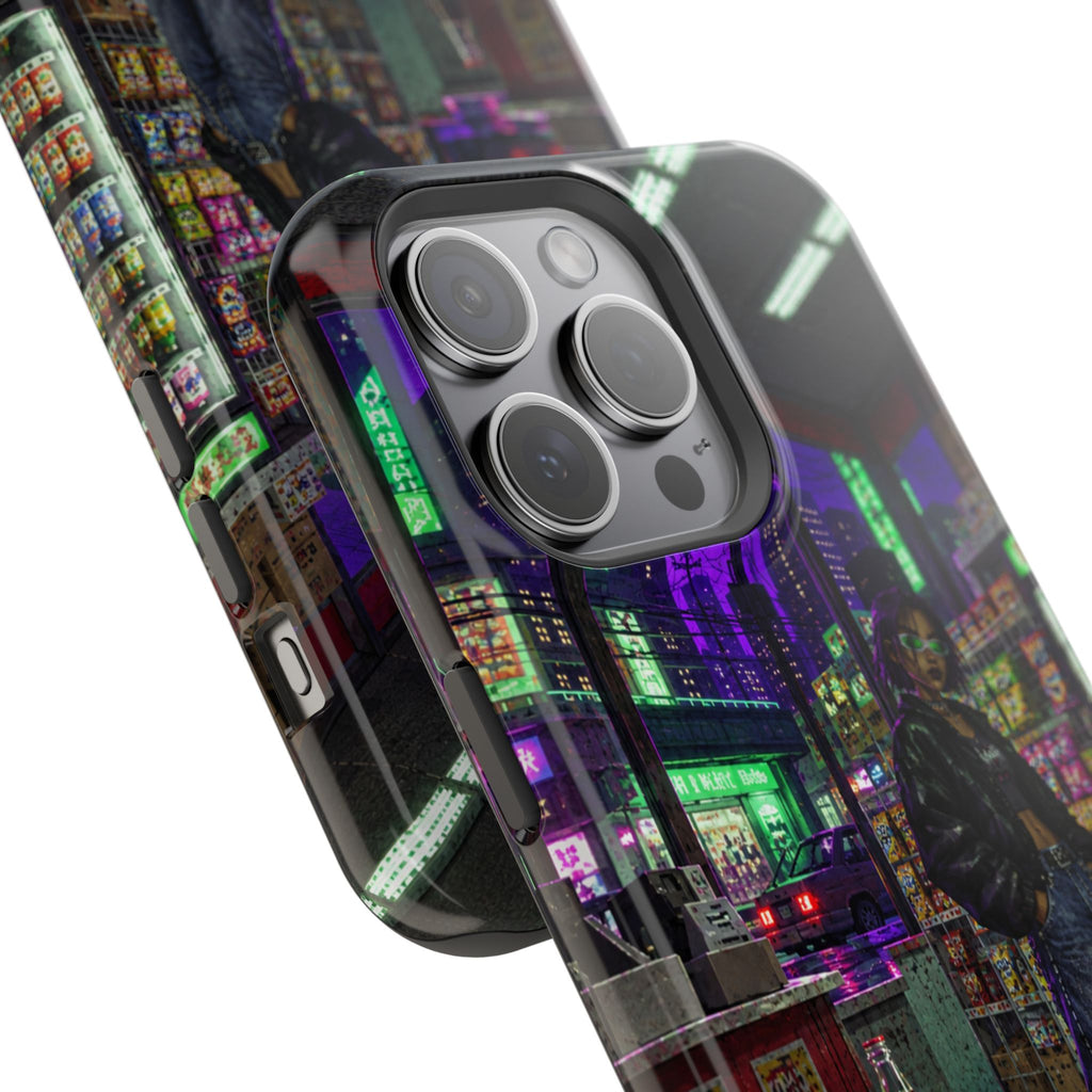 Press Start Cyberpunk Arcade Phone Case