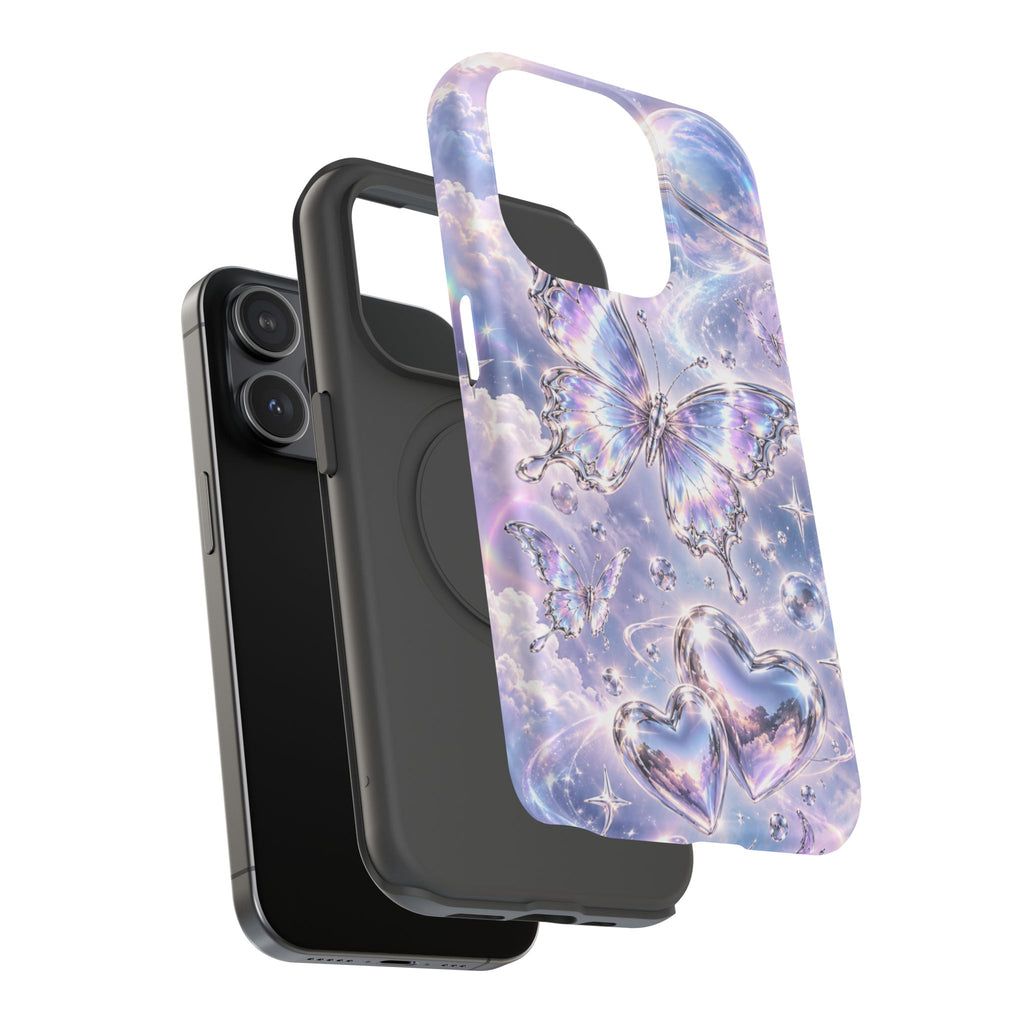 Butterfly Heart Impact-Resistant Phone Case