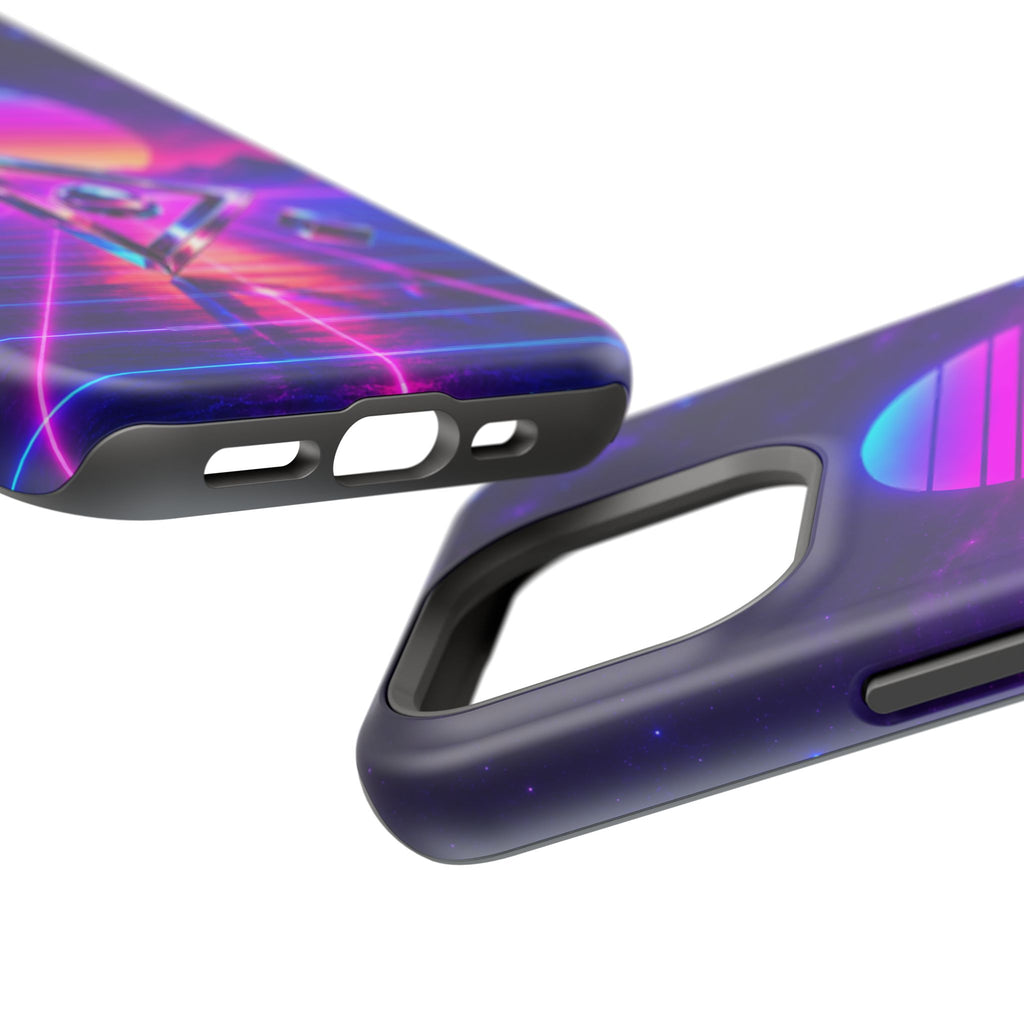 Retro Synthwave Impact-Resistant Phone Case