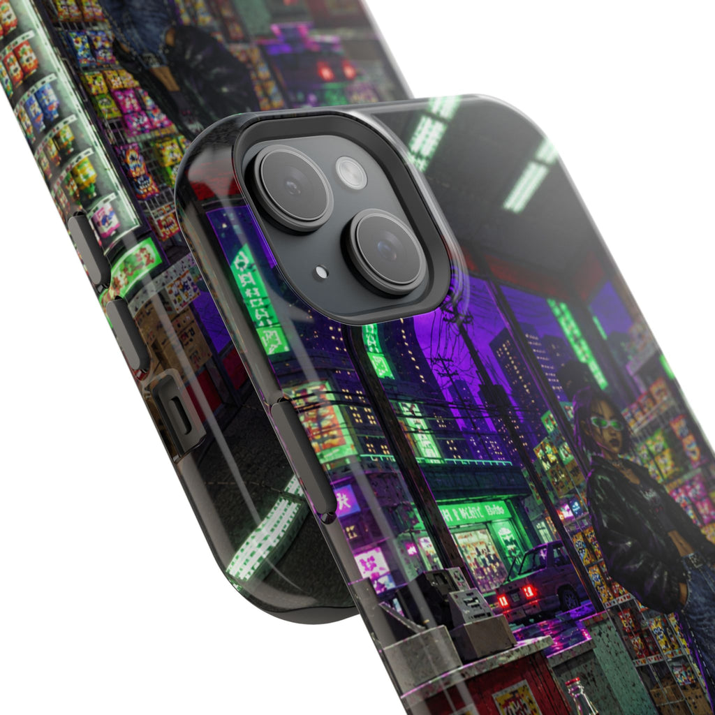 Press Start Cyberpunk Arcade Phone Case