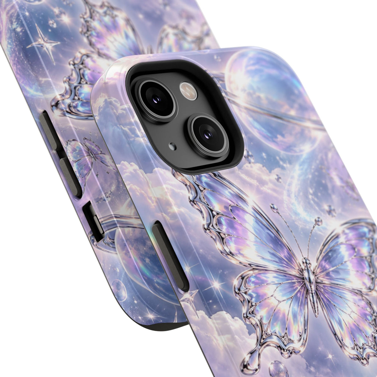 Butterfly Heart Impact-Resistant Phone Case