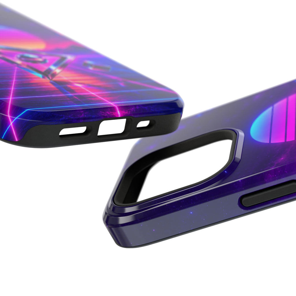 Retro Synthwave Impact-Resistant Phone Case
