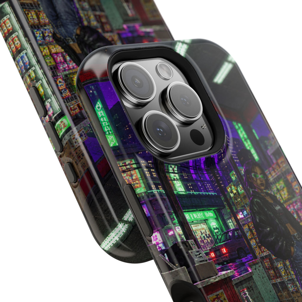 Press Start Cyberpunk Arcade Phone Case