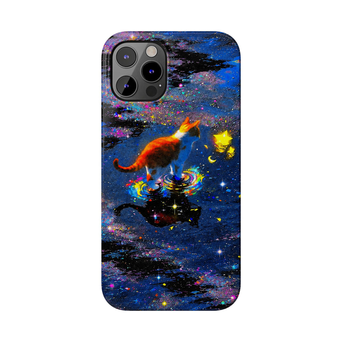 Cosmic Cat Slim Phone Case