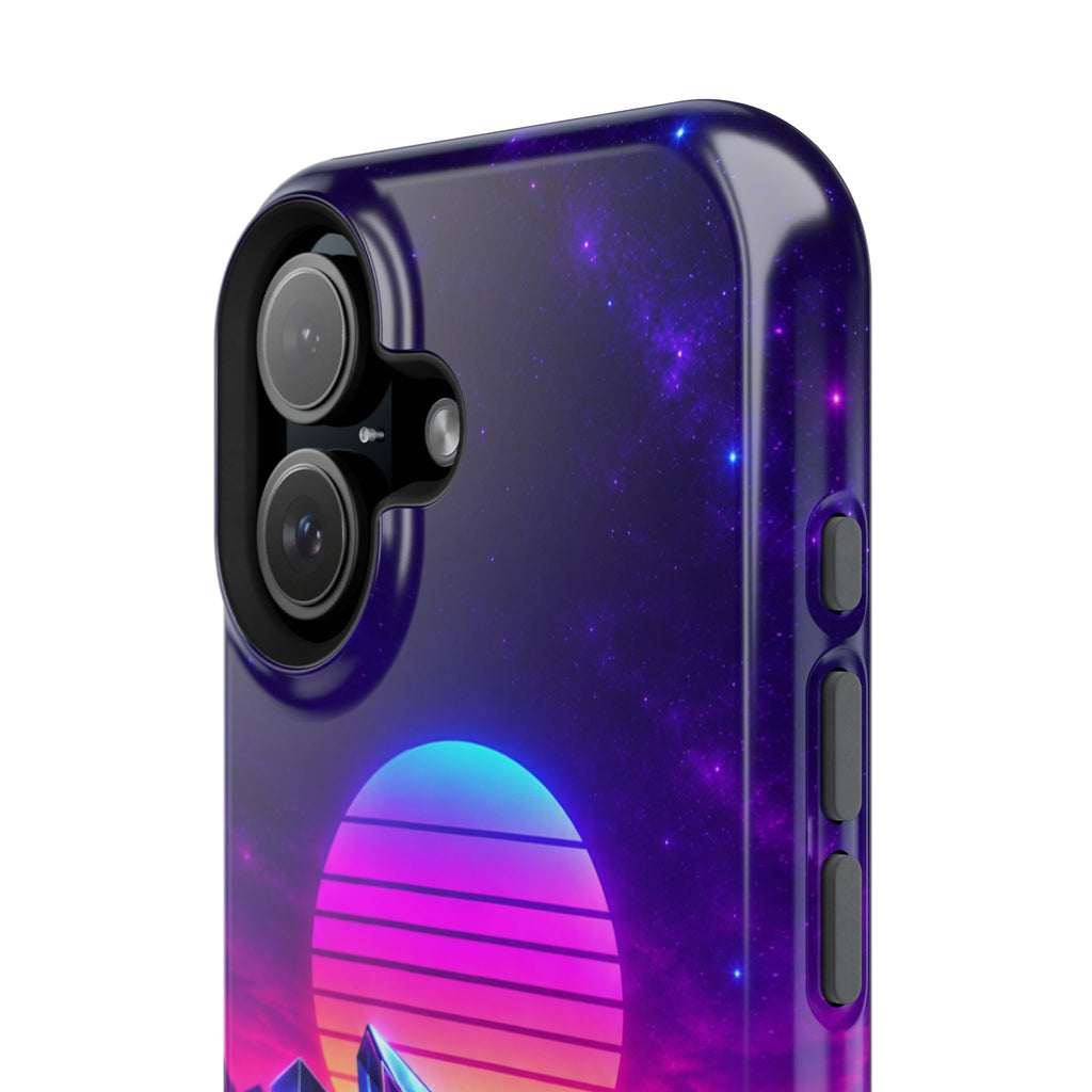 Retro Synthwave Impact-Resistant Phone Case