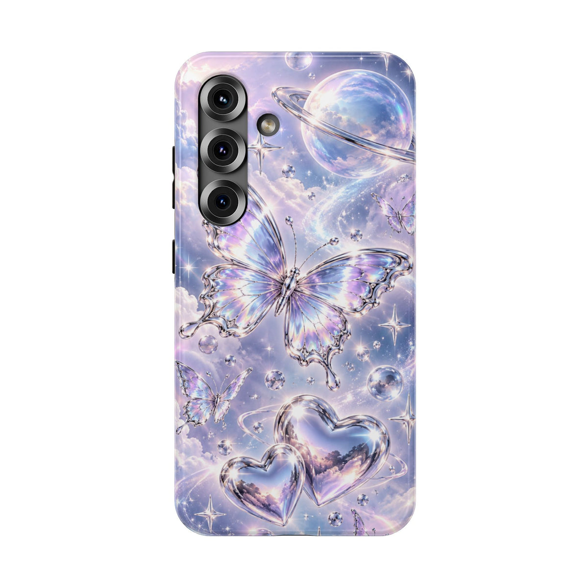 Butterfly Heart Impact-Resistant Phone Case