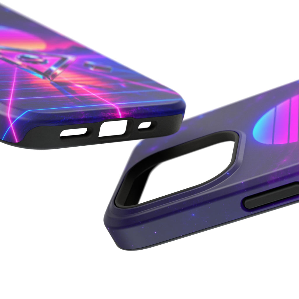Retro Synthwave Impact-Resistant Phone Case