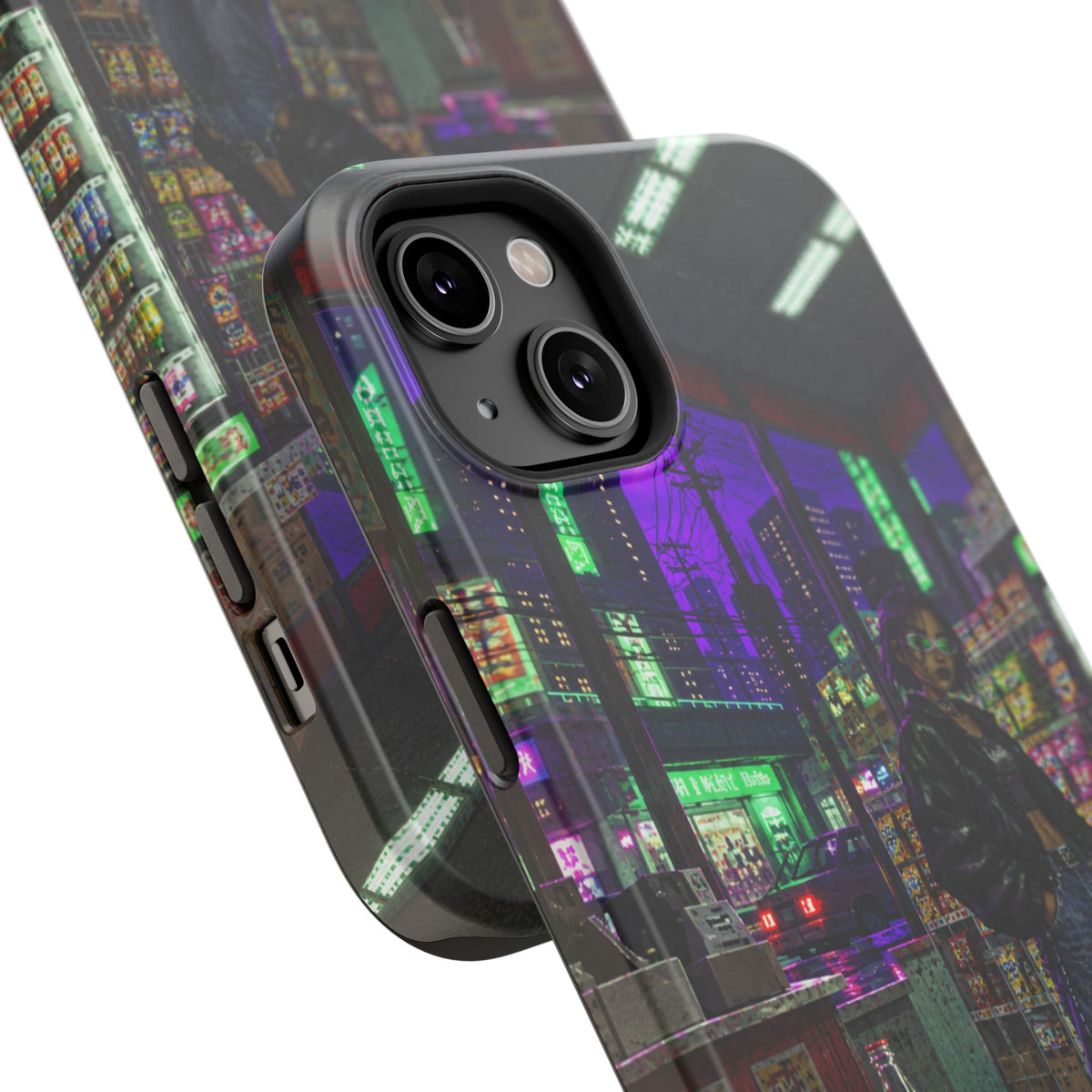 Press Start Cyberpunk Arcade Phone Case