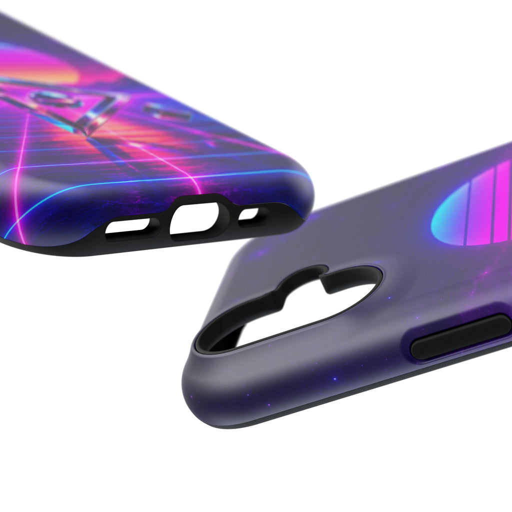 Retro Synthwave Impact-Resistant Phone Case