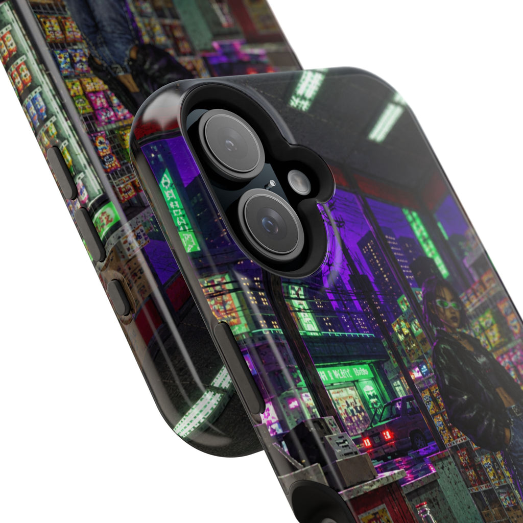 Press Start Cyberpunk Arcade Phone Case