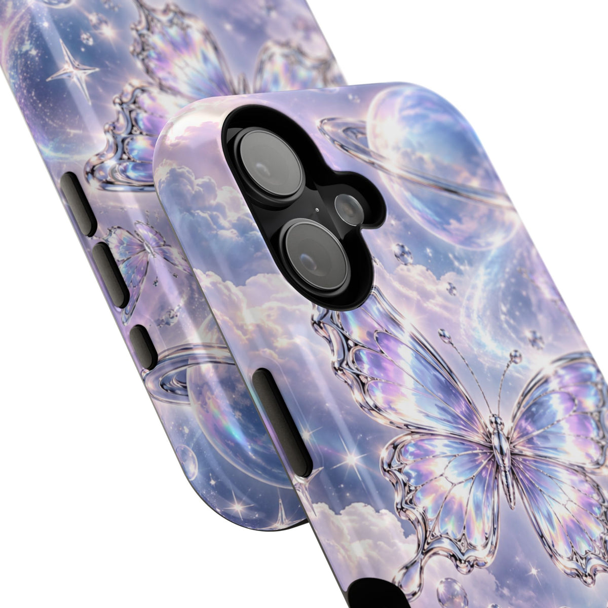 Butterfly Heart Impact-Resistant Phone Case