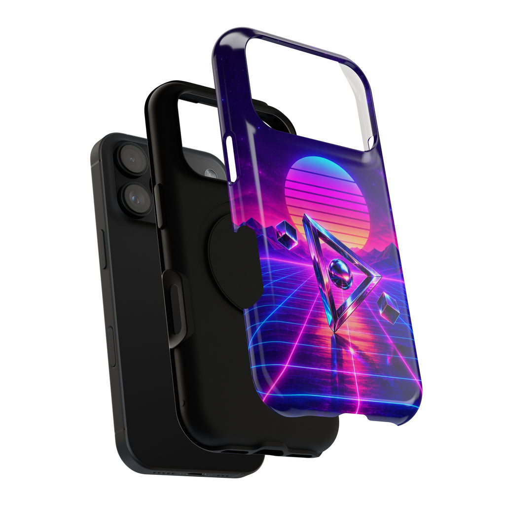 Retro Synthwave Impact-Resistant Phone Case