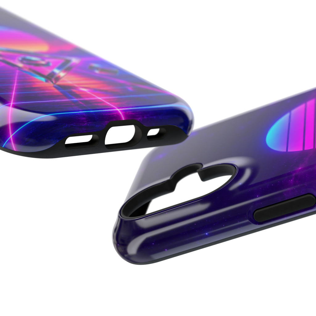 Retro Synthwave Impact-Resistant Phone Case