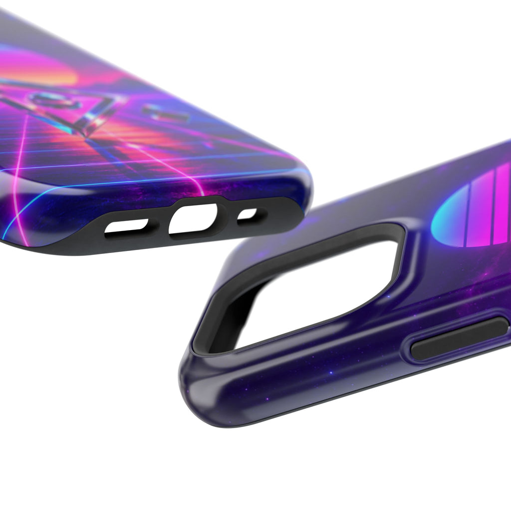 Retro Synthwave Impact-Resistant Phone Case