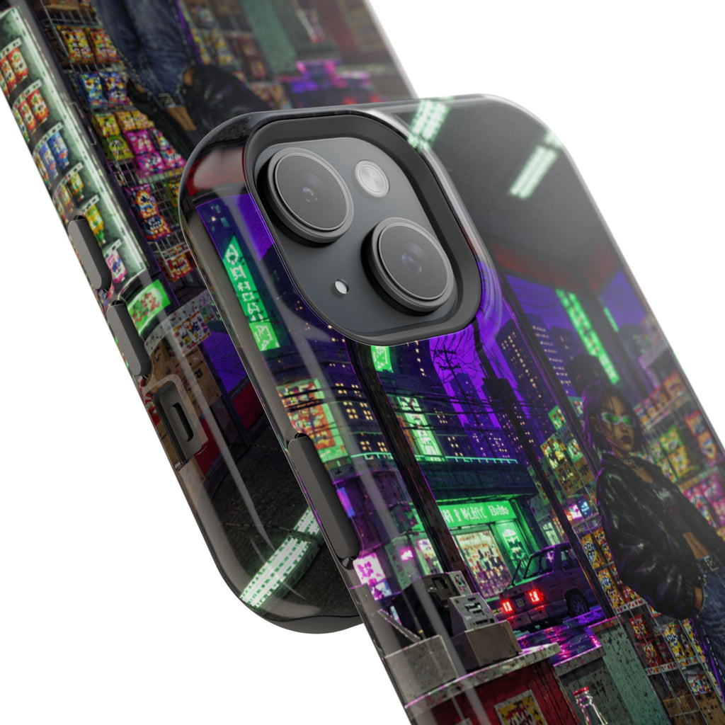 Press Start Cyberpunk Arcade Phone Case