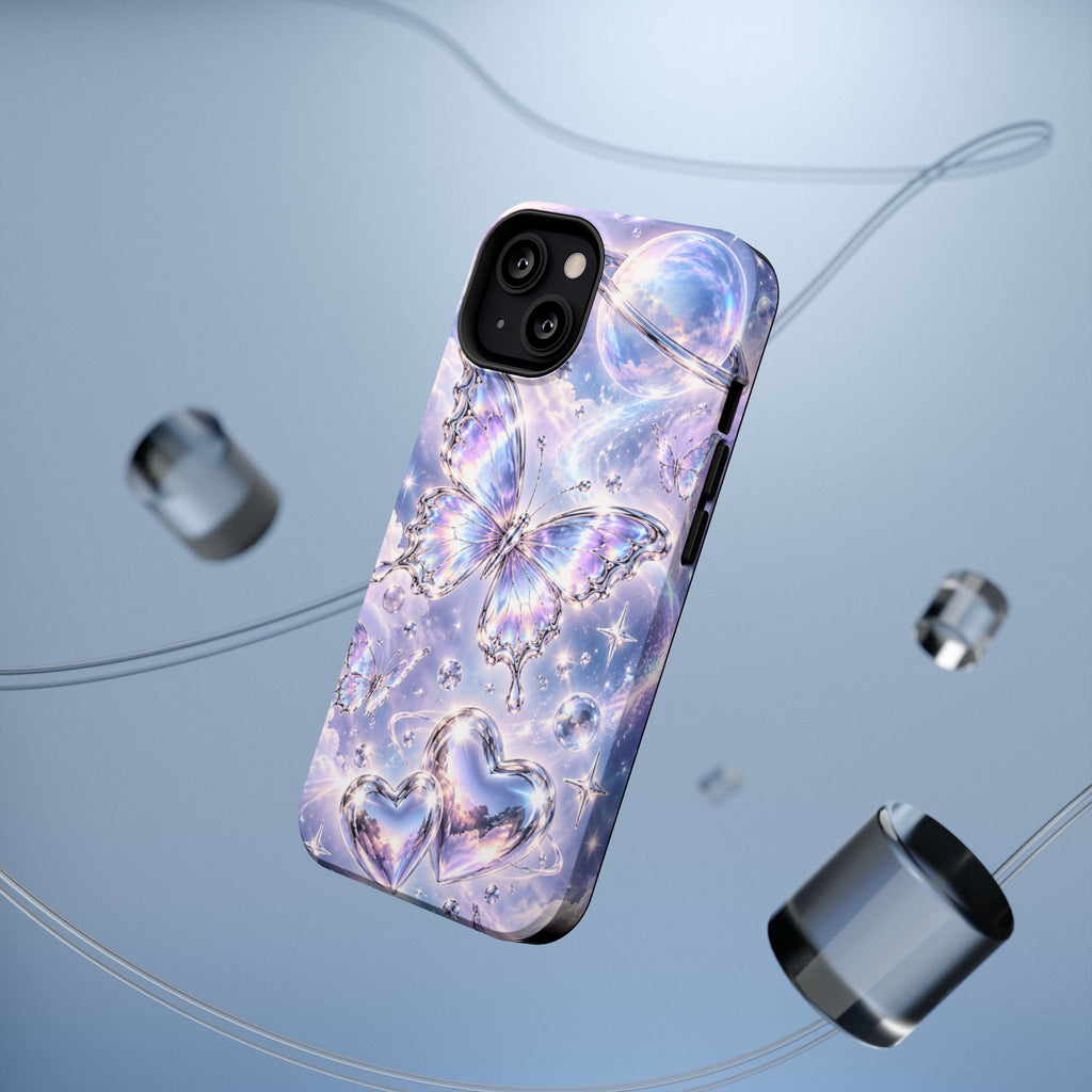 Butterfly Heart Impact-Resistant Phone Case
