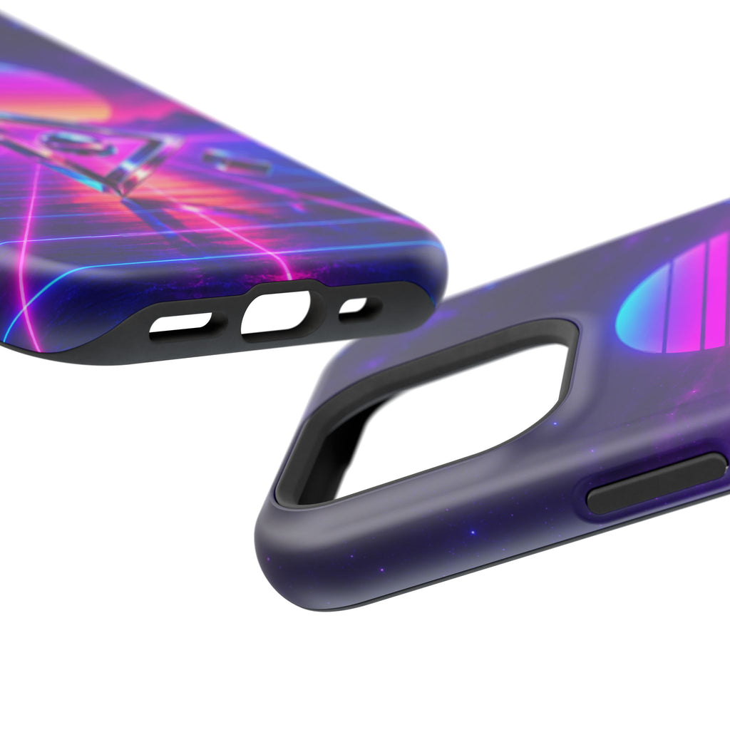Retro Synthwave Impact-Resistant Phone Case