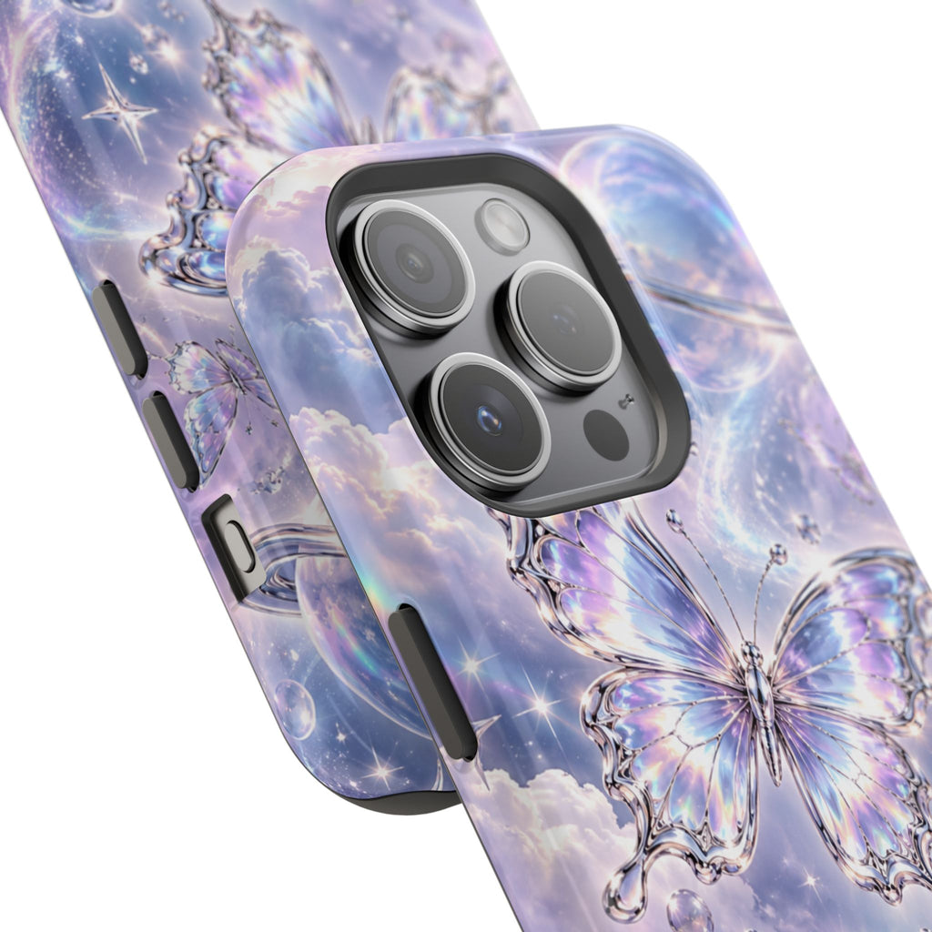 Butterfly Heart Impact-Resistant Phone Case