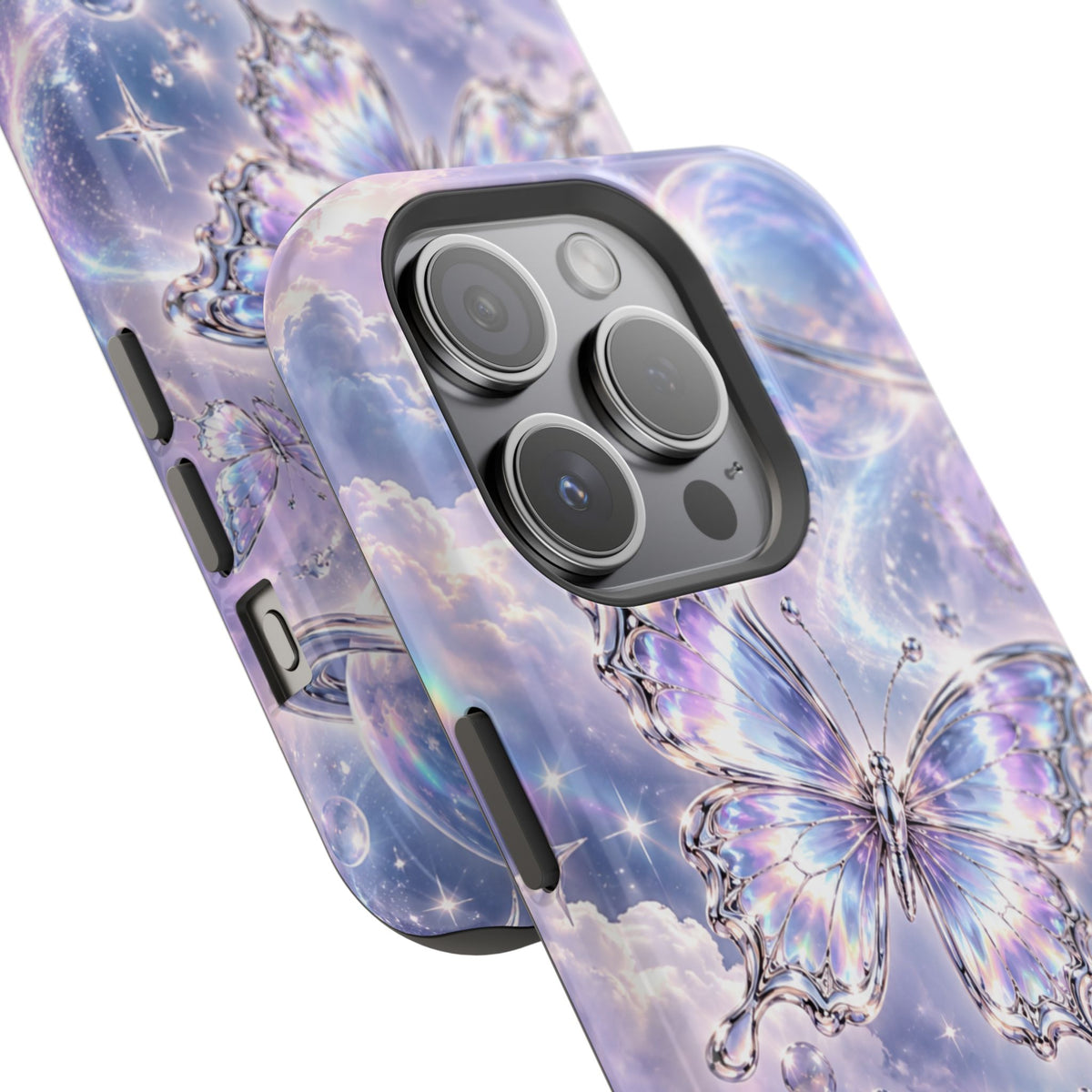 Butterfly Heart Impact-Resistant Phone Case