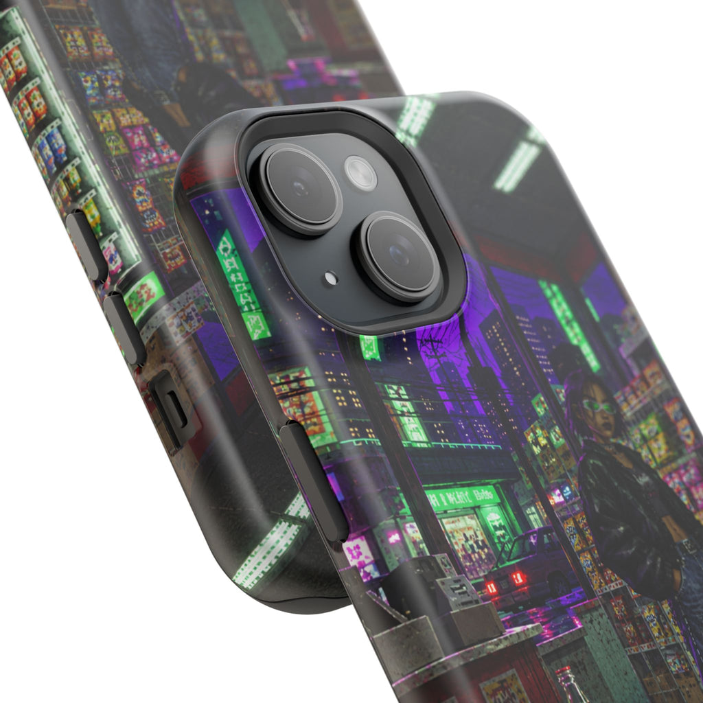 Press Start Cyberpunk Arcade Phone Case