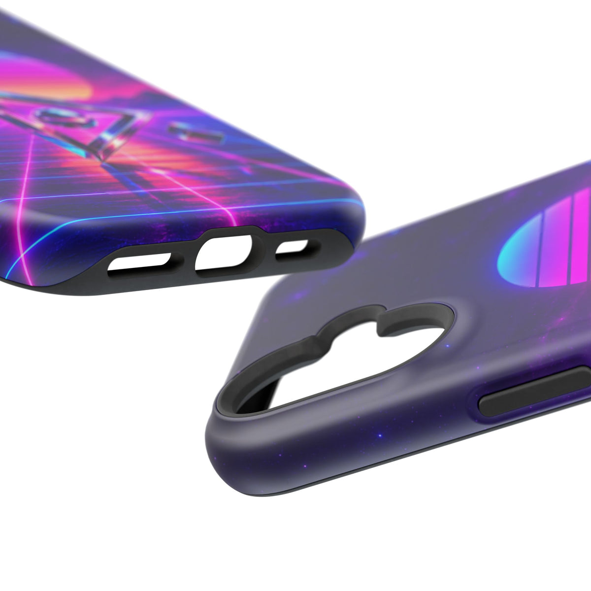Retro Synthwave Impact-Resistant Phone Case
